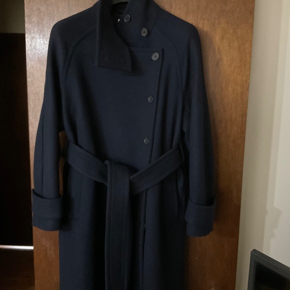 Banana Republic Melton Trench Coat - Picture 1 of 8